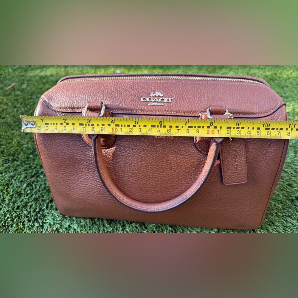 Coach Brown Leather Satchel - Picture 3 of 5